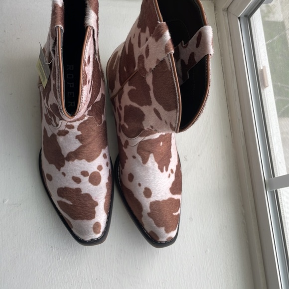 Roper cowhide pattern size 7 boots - Picture 5 of 12